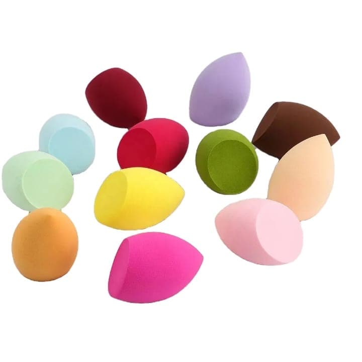 Lot de 12 éponges de maquillage pour fond de teint